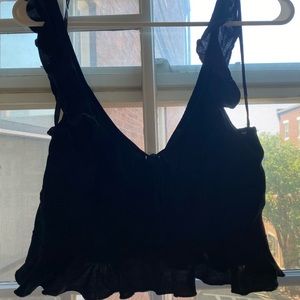 Forever 21 crepe-type crop top